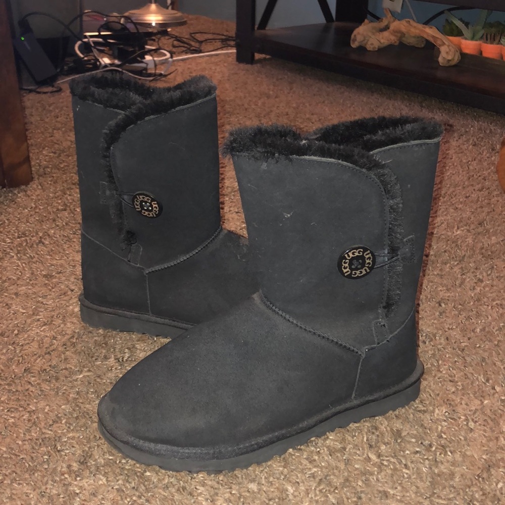 Black UGG boots